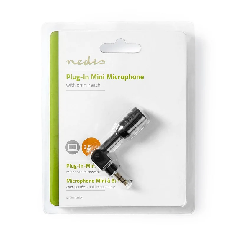 Microfoon Apparaat: Notebook - Bedraad - 1x 3.5 mm Audio Out