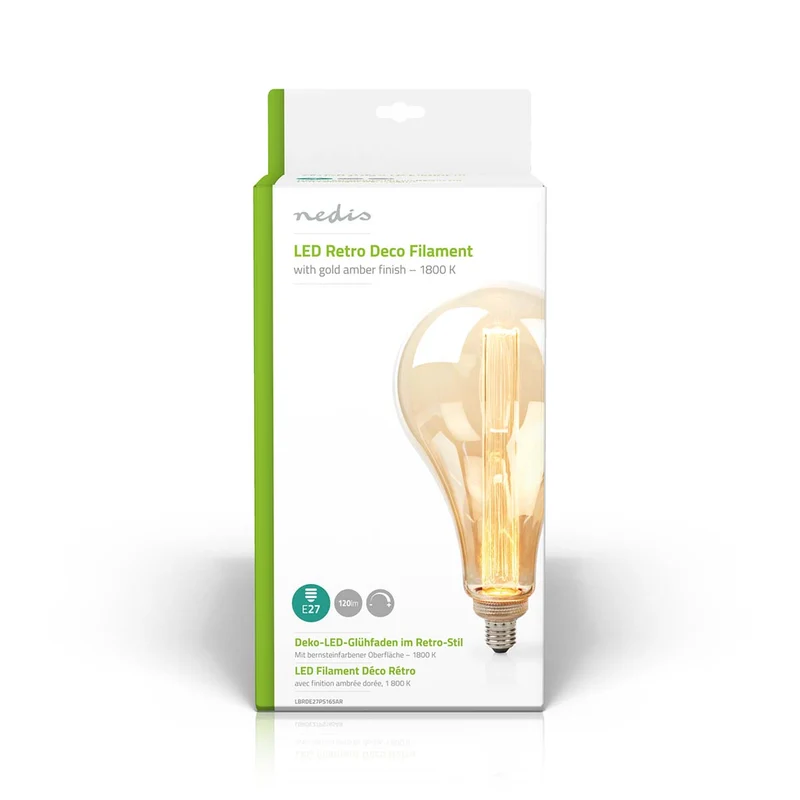 LED-Filamentlamp E27 PS165 - 3.5W - 120 lm