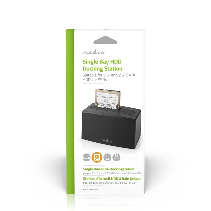 Docking Station voor Harde Schijf USB 3.2 Gen1 - USB Type-A - 1 Schijf