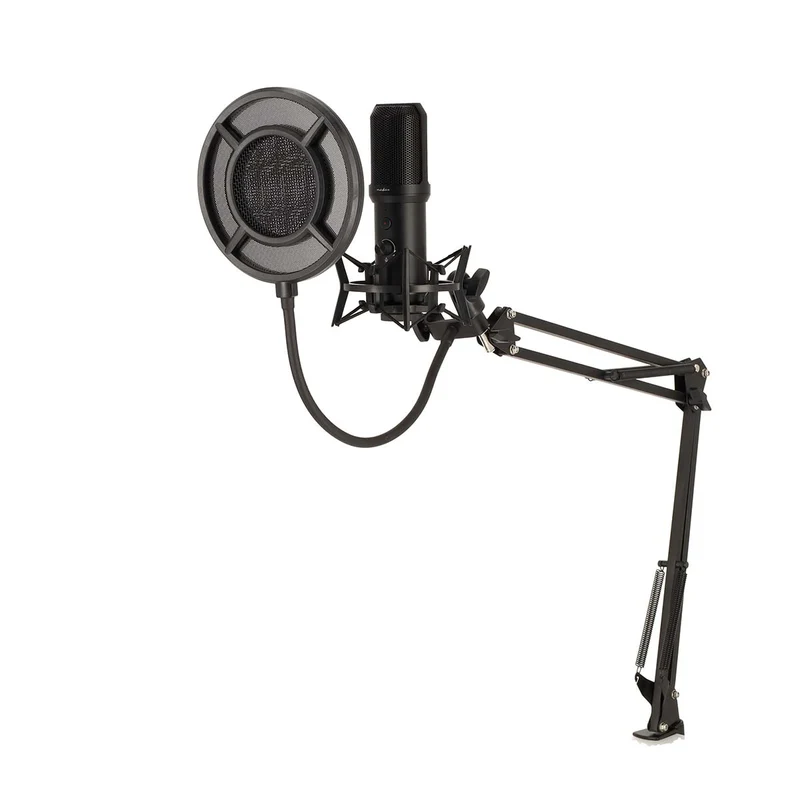 Streaming- en Gamingmicrofoon Apparaat: Desktop / Notebook - USB Type-A - Aan/uit knop