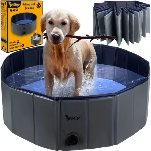 Hondenzwembad Opvouwbaar 100 x 30 cm – Antislip Hondenbad – Koelbad voor Honden – 230 Liter – Opvouwbaar Zwembad voor Honden