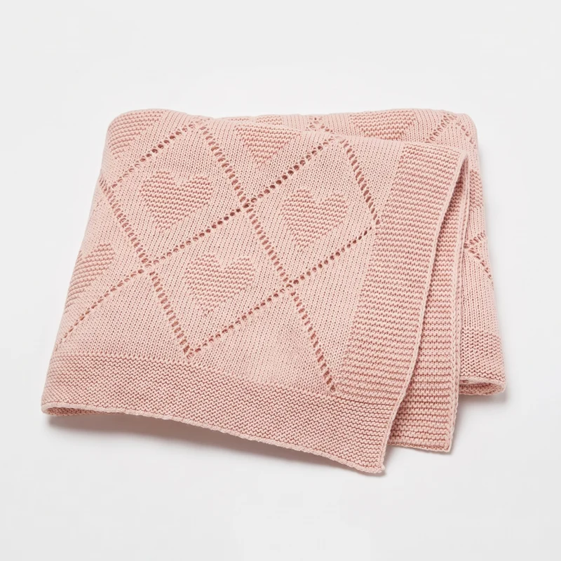 CozyCotton – Zachte Katoenen Gebreide Deken – Comfort voor Baby’s