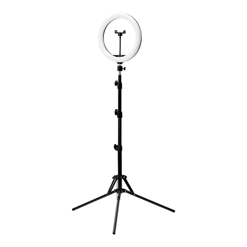GLOW Ringlamp 10 Inch Professioneel Met Tripod Voor Nagelstylisten Schaduwloze Verlichting
