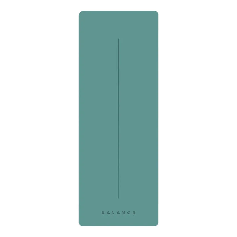 Balance Yoga Mat Mosterdgroen Duurzaam Natuurrubber Antislip