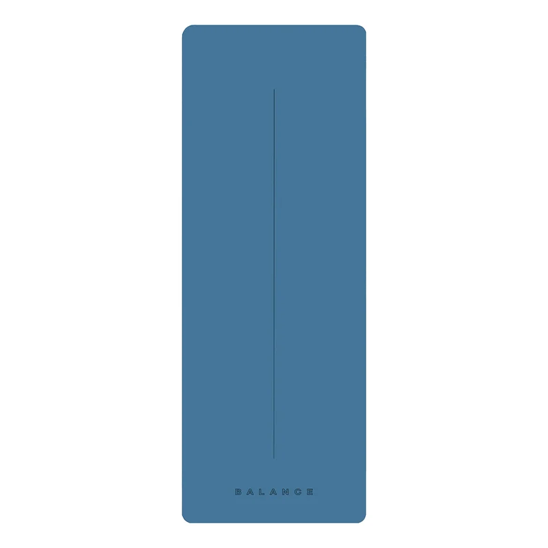 BALANCE Yogamat Donkerblauw Met Natuurrubber En Eco PU Antislip