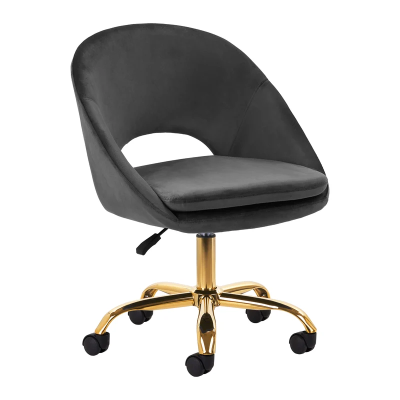 4RICO Draaistoel QS-MF18G Grijs Ergonomisch En Verstelbaar