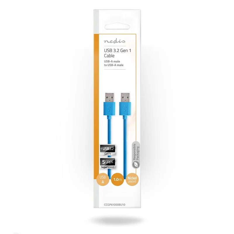 USB-Kabel USB 3.2 Gen 1 - USB-A Male - USB-A Male