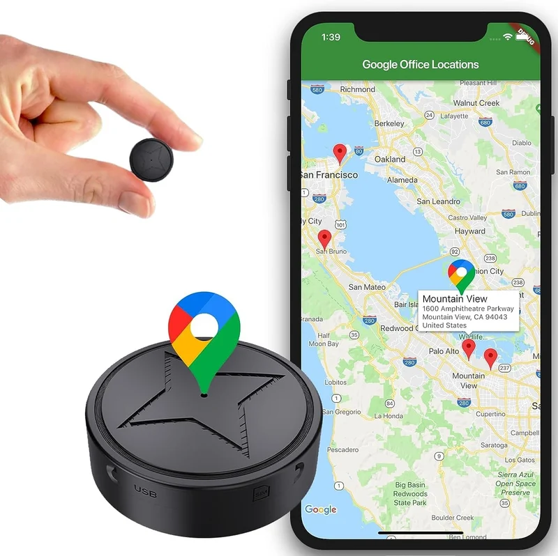 TrackFusion | Sterke Magnetische GPS-Tracker - Compact en Betrouwbaar