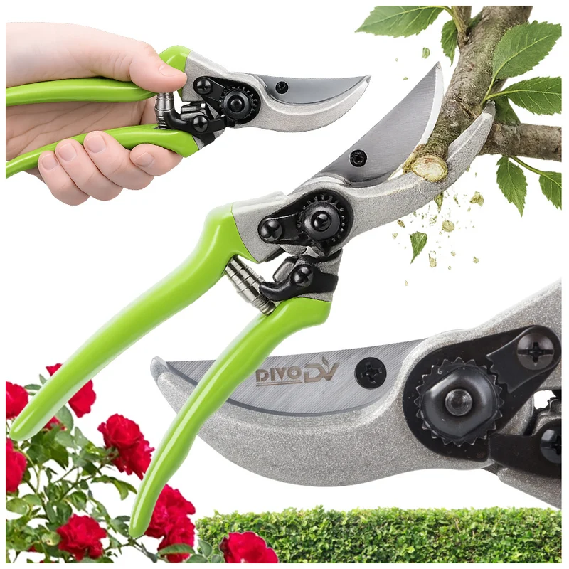 Snoeischaar voor Planten en Struiken – Tuinschaar – Snoeischaar voor Verse Takken – Ergonomische Handgreep – 22 cm