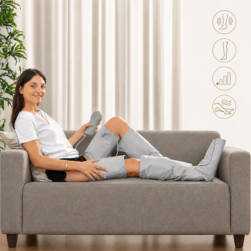 Masajeador de Piernas por Compresión de Aire Maspres InnovaGoods