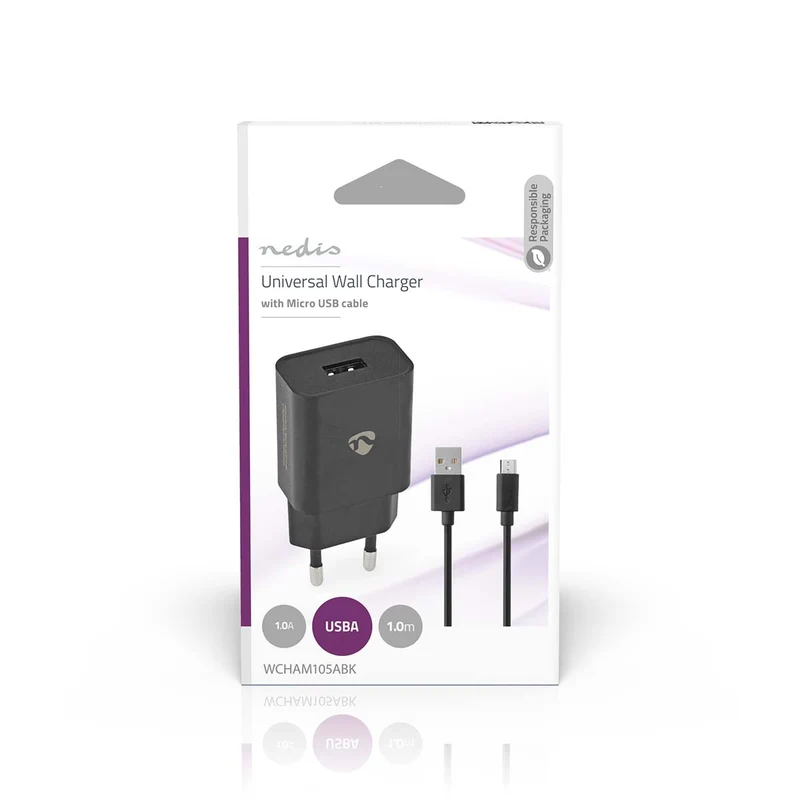 Oplader 5W - 1.0A - Outputs: 1