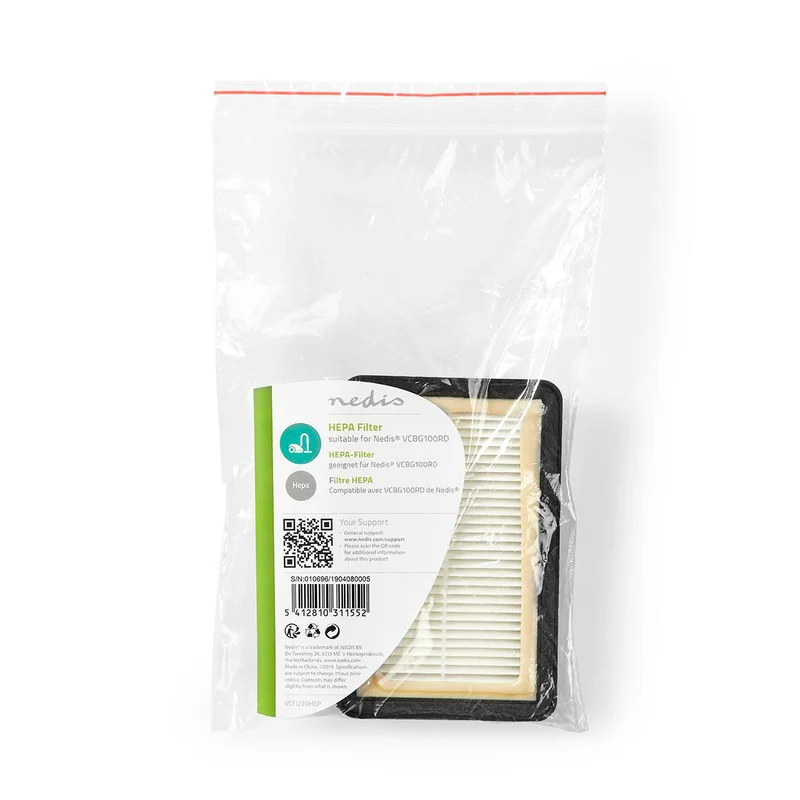 HEPA-Vervangingsfilter Vervanging voor: Nedis® - Wit / Zwart