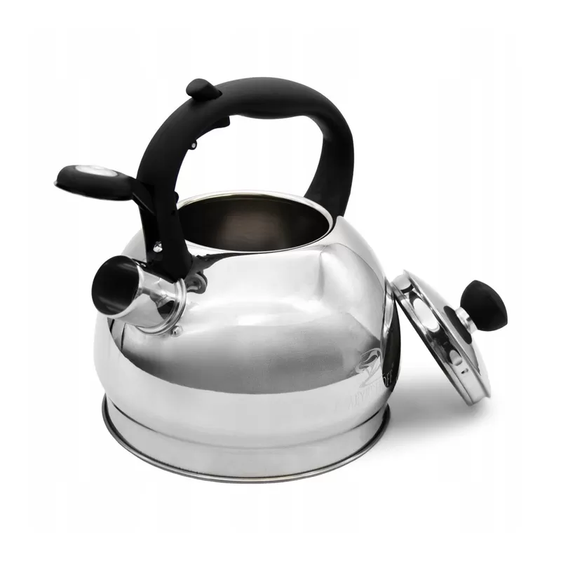 RVS Fluitketel 3 Liter – Inductie & Gas – Zilver