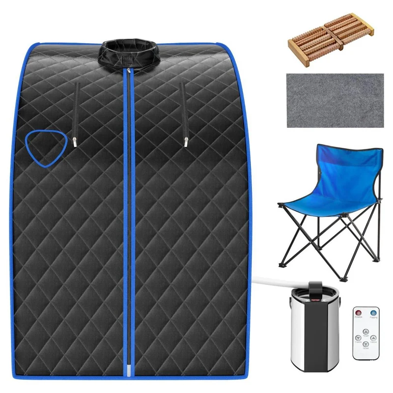 Trendmix Draagbare Stoomsauna voor Thuis – Mobiele Sauna Tent met 3L Stoomgenerator
