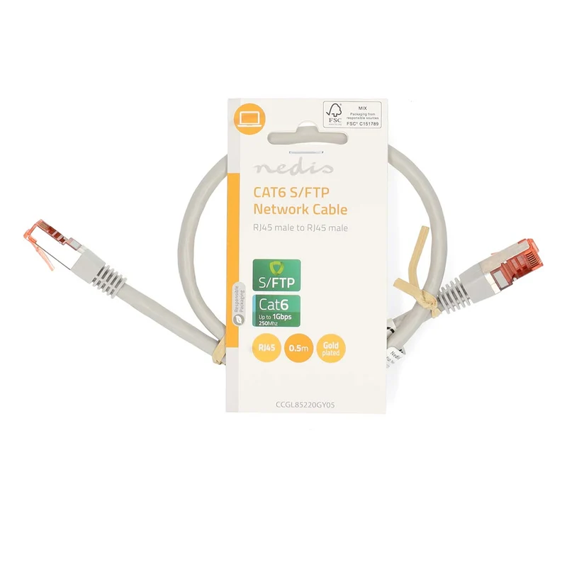 CAT6 Netwerkkabel RJ45 Male - RJ45 Male - SF/UTP