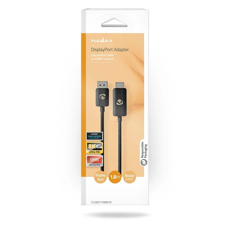 DisplayPort-Adapter DisplayPort Male - HDMI™ Output - 8K@30Hz