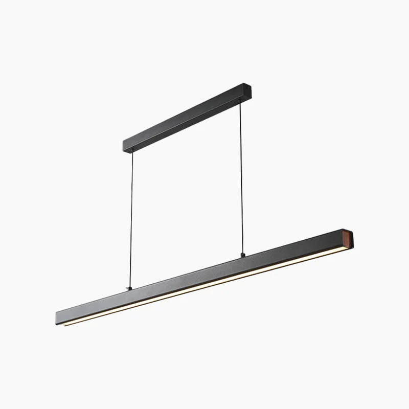 Lineaire Hanglamp Aluminium LED Dimbaar Modern Minimalistisch Design Zwart Wit Eetkamer Woonkamer Verlichting | Sansoti
