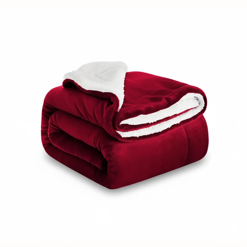 VelourNest – Dubbelzijdige Milk Fleece Deken