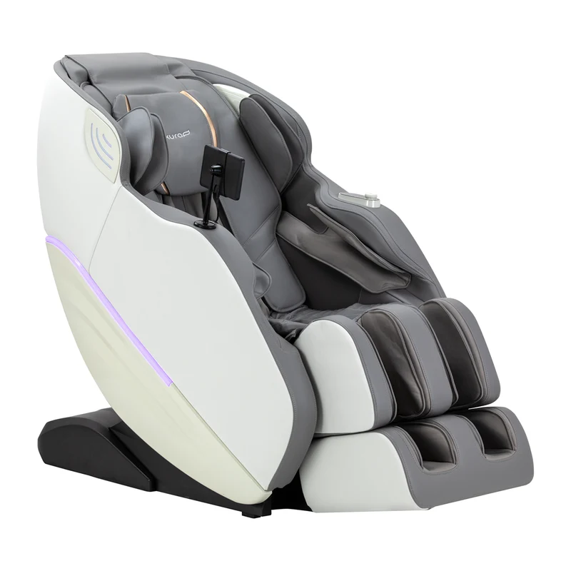 Sakura Maximus 809 Massagestoel 3D Wit/Grijs – Elektrische Massage Stoel – Zero Gravity – Verwarming – Bluetooth
