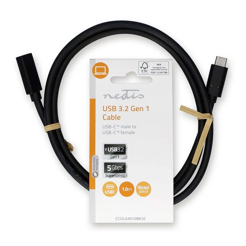 USB-Kabel USB 3.2 Gen 1 - USB-C™ Male - USB-C™ Female