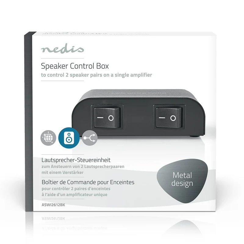 Speaker Control Box Terminal Schroeven - Luidspreker Impedantie: 4-16 Ohm - Maximale Belasting per Kanaal: 150W
