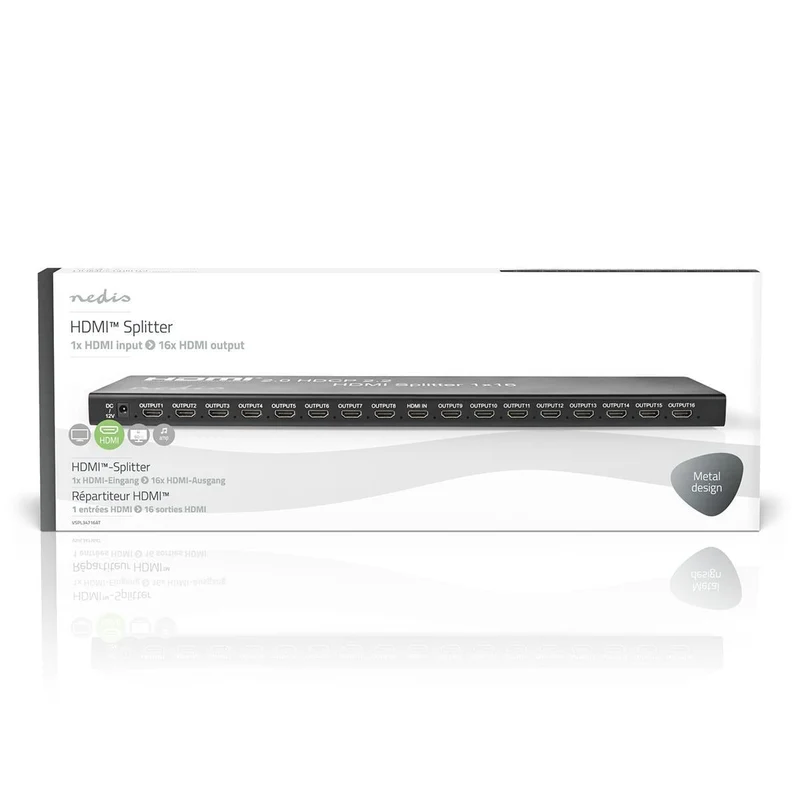 HDMI™-Splitter 2x HDMI™ Output - 4K@60Hz - 18 Gbps