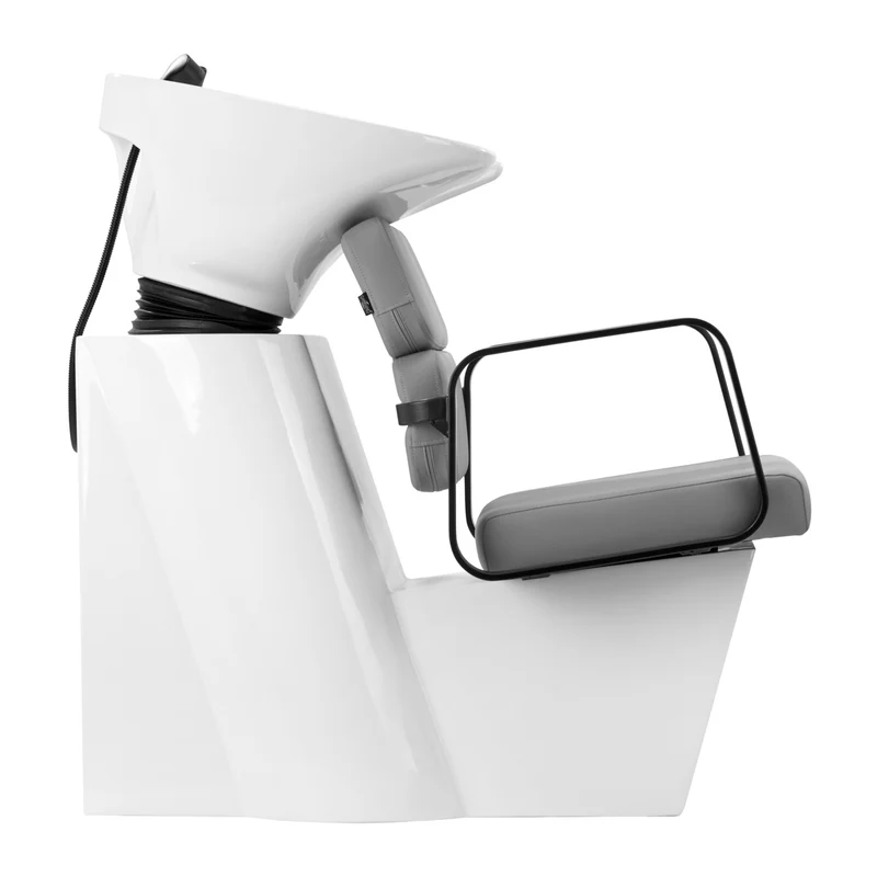 Gabbiano Porto BM Haarwasunit Grijs Ergonomisch Ontwerp Voor Professionele Kapsalon