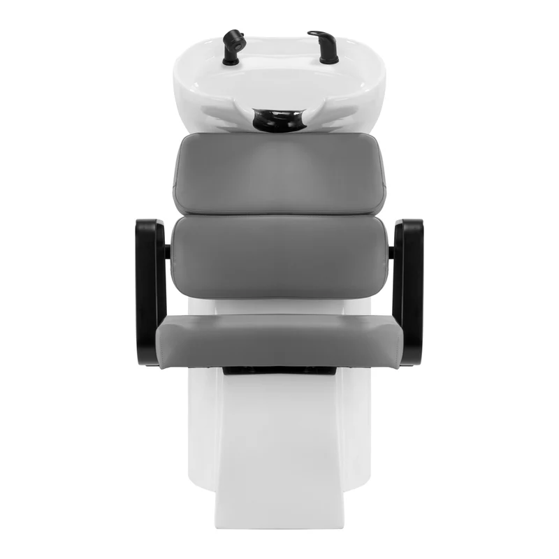 Gabbiano Porto BM Haarwasunit Grijs Ergonomisch Ontwerp Voor Professionele Kapsalon