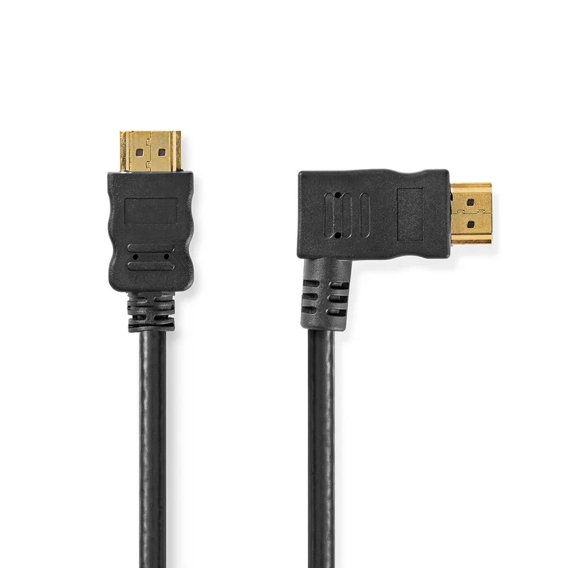 High Speed HDMI™-Kabel met Ethernet Rechts Gehoekte HDMI™ Connector - HDMI™ Connector - 4K@30Hz