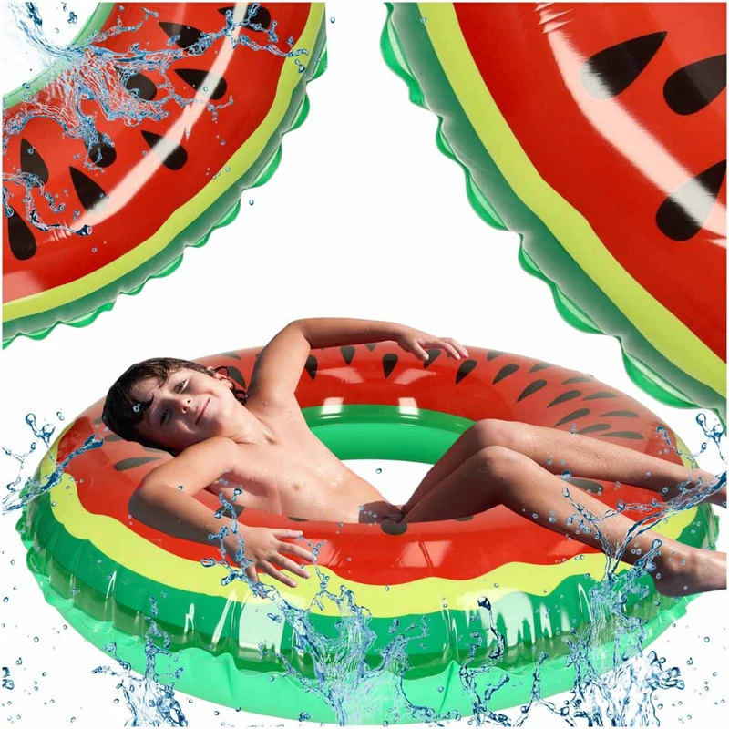 Opblaasbare Zwemband Watermeloen 80 cm – Zwemring Kinderen – Opblaasbare Zwemband voor Zwembad & Strand