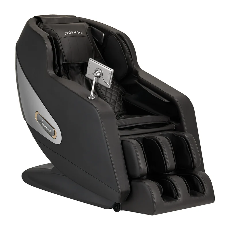 SAKURA Comfort Plus 806 Massagestoel Zwart Met Professionele Massagetechnieken En Diepe Ontspanning