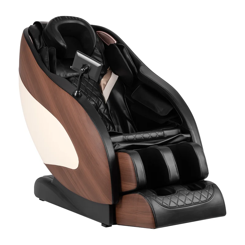 SAKURA Massage Chair 305 Wooden Leather Diepe Ontspanning Voor Thuis En Praktijk