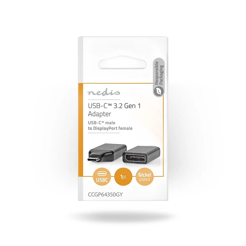 USB-C™ Adapter USB 3.2 Gen 1 - USB-C™ Male - DisplayPort Female