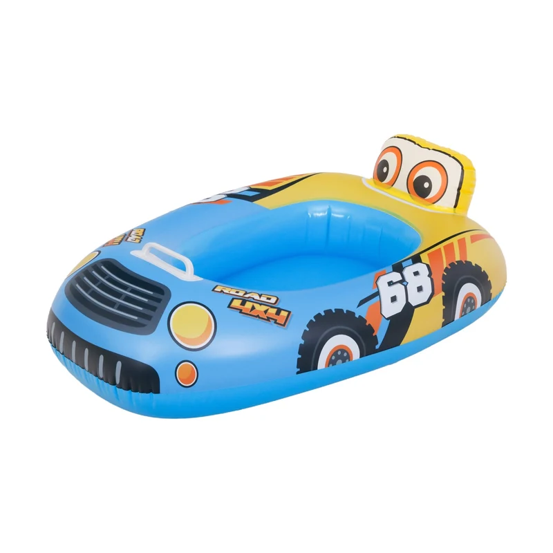 Sunclub Opblaasbare Zwembadboot Kinderen – Opblaasbare Kinderboot Raceauto 80 cm – Zwembad Speelgoed Voor Kinderen 3-4 Jaar