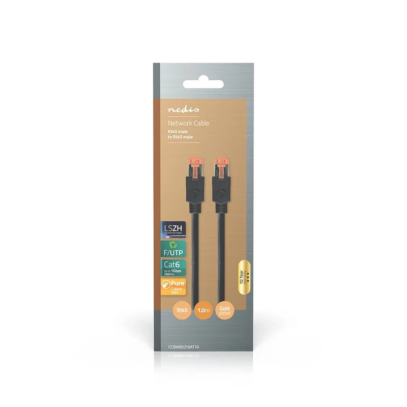 CAT6 Netwerkkabel RJ45 Male - RJ45 Male - F/UTP
