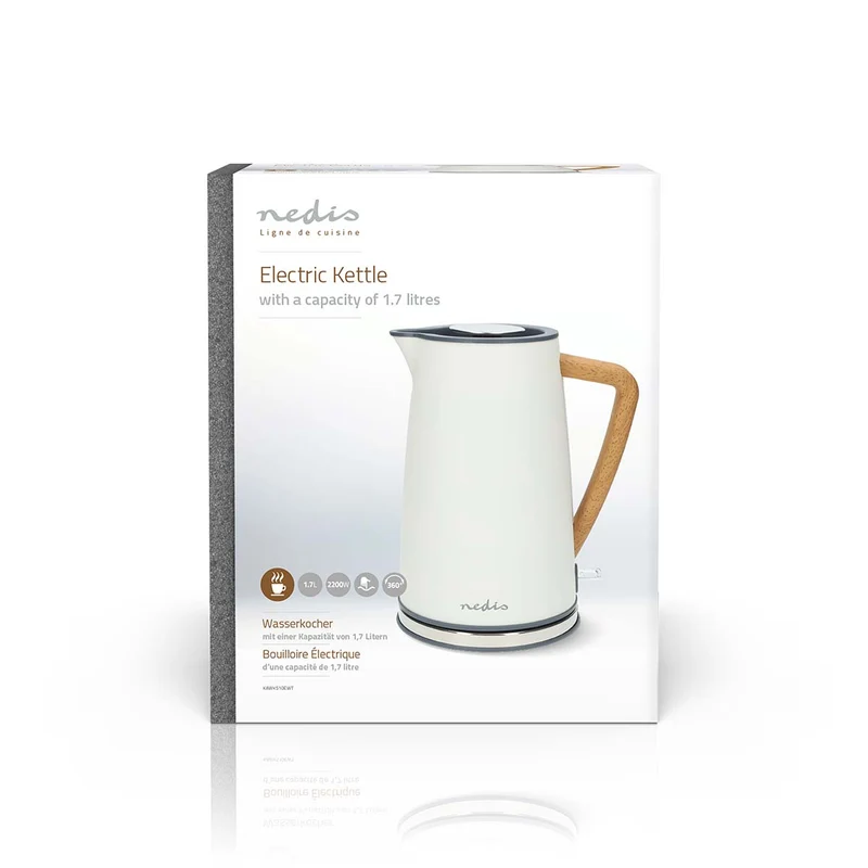 Waterkoker 1.7l - Soft-Touch - 360 graden draaibaar