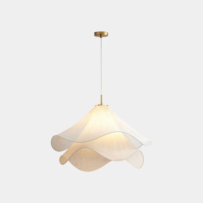 Hanglamp Gelaagde Bloembladkap Stoffen Plafondverlichting Woonkamer Eetkamer Lampenkap Scandinavisch Design | Sansoti