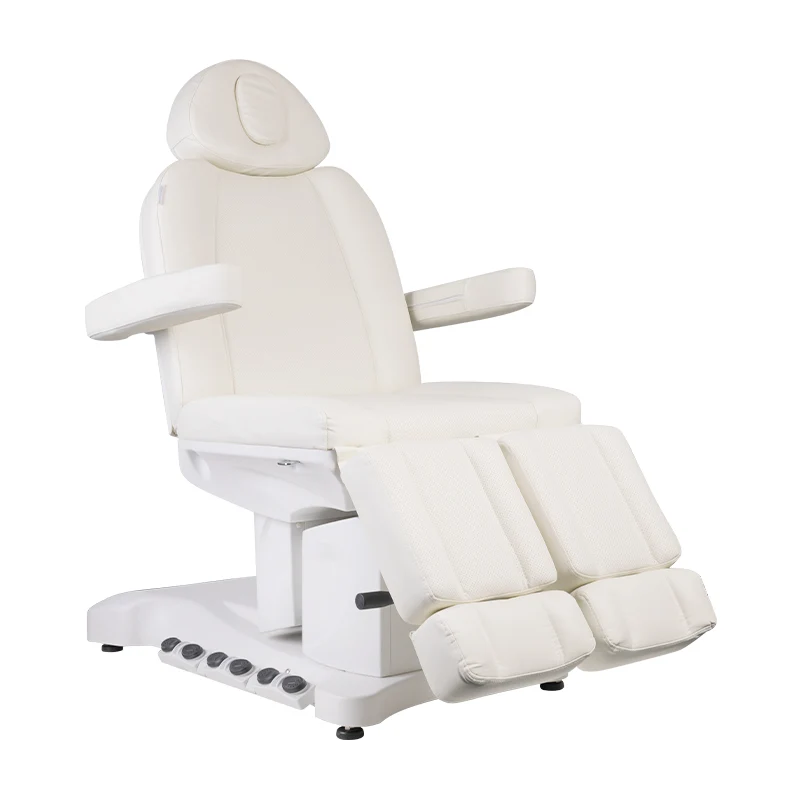Azzurro 708BS Exclusive Pro Elektrische Pedicurestoel Wit – 3 Motoren – Verwarming – LED Verlichting – Programmeerfunctie – Pedi-Pro Salonstoel