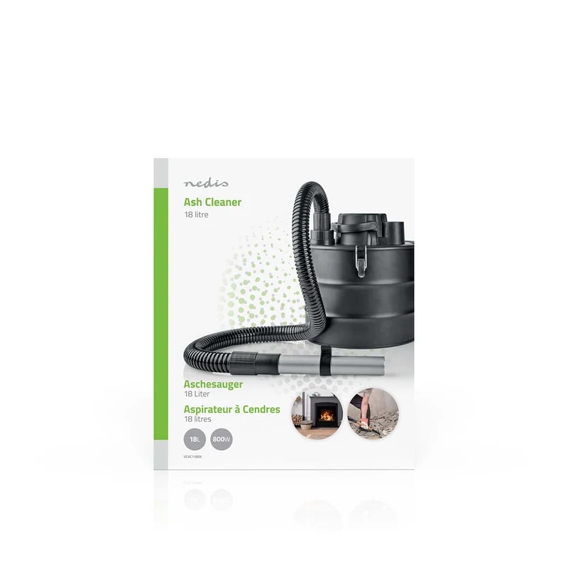 Asstofzuiger Zakloos - Stof capaciteit: 18l - 800W