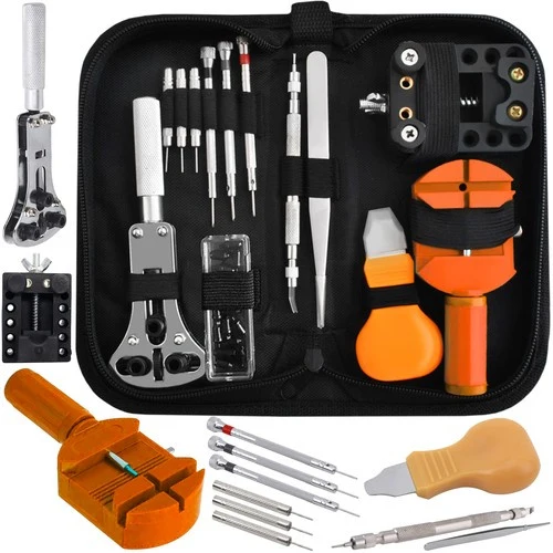 Horlogemakersset 13 Delig – Horloge Reparatie Gereedschap Set – Horloge Gereedschap Voor Batterij, Bandjes en Onderhoud