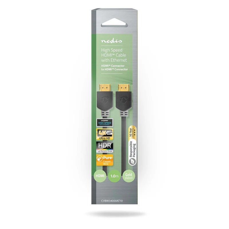High Speed HDMI™-Kabel met Ethernet HDMI™ Connector - HDMI™ Connector - 4K@60Hz