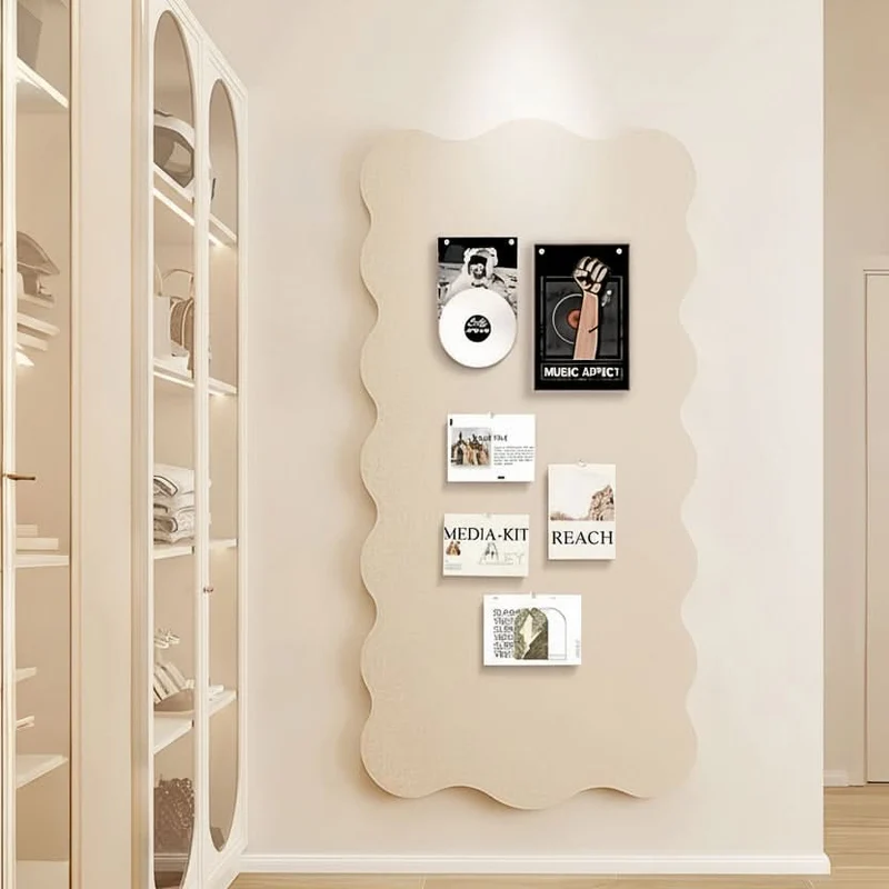Vilten Prikbord Decoratief 60x120cm met Punaises voor Kantoor Thuiswerken Creatieve Ruimtes Muurbehang | Sansoti