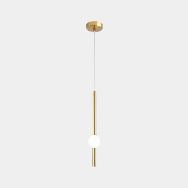 Lineaire Hanglamp LED met Glazen Bol IJzer Dimbaar Scandinavisch Modern Design Eetkamer Woonkamer Verlichting | Sansoti