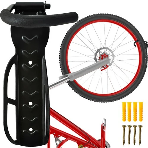 Fietsophangbeugel Voor Muur – Wandhouder Voor Fiets – Fietshaak Garage en Schuur – Max. 25 kg
