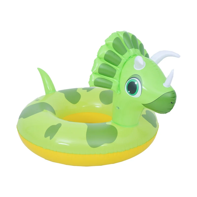 SunClub Opblaasbare Dinosaur Zwemband XXL – 88 cm – Dino Zwemband Voor Zwembad & Strand – Groen
