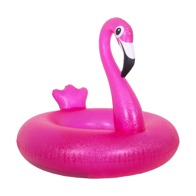 SunClub Opblaasbare Flamingo Zwemband XXL – Roze – Opblaasbare Zwemband Voor Zwembad & Strand – PVC
