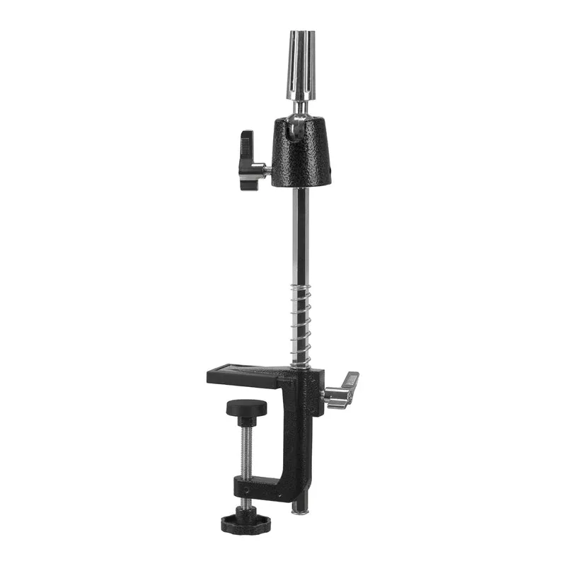 Gabbiano 41 Kappersstandaard – Oefenhoofd Houder – Verstelbaar 19-29 cm – Tafelklem – Metaal