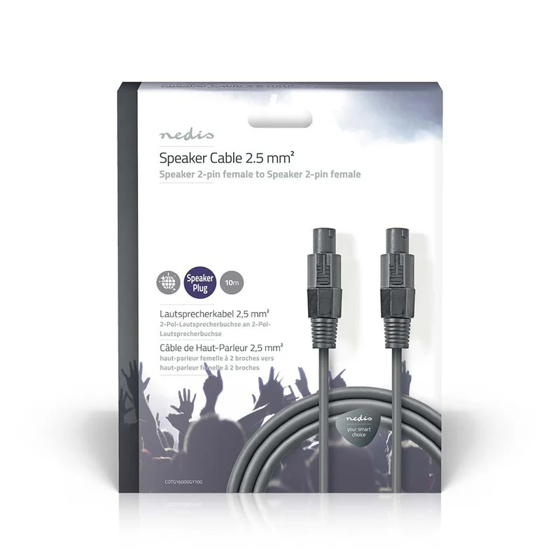 Speaker-Kabel 48 x 0.20 mm - Koper - Rond
