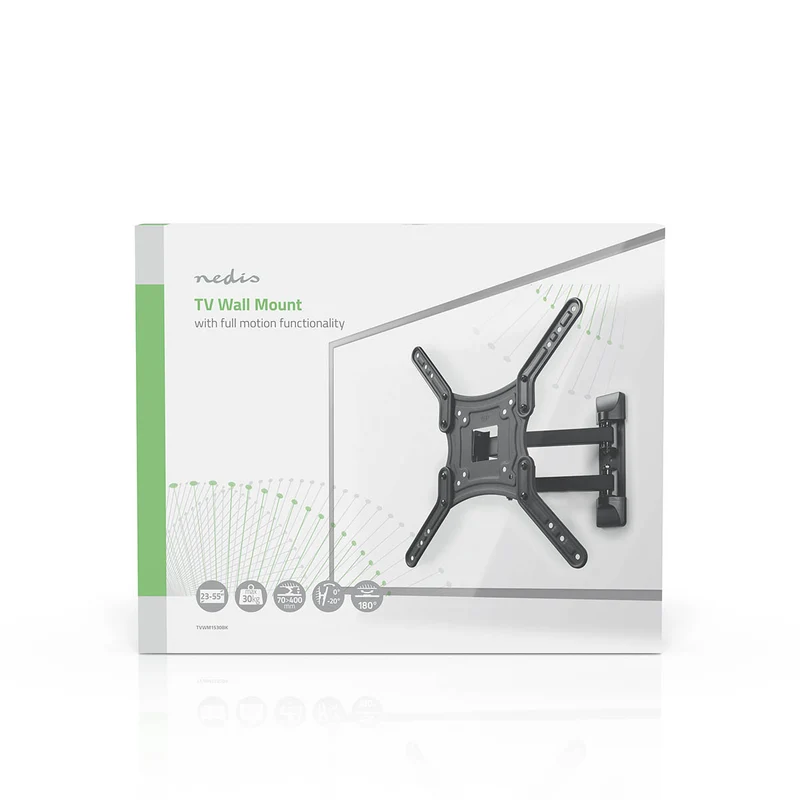 Draai- en Kantelbare TV-Muurbeugel 23 - 55" - Maximaal schermgewicht: 30 kg - Kantelbaar