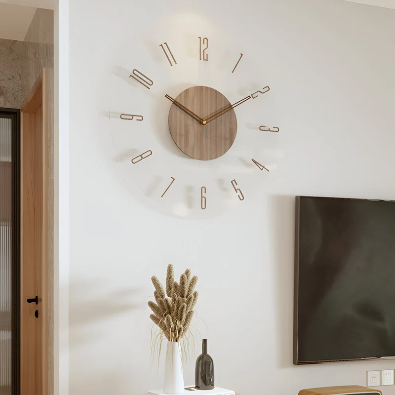 Stille Moderne Wandklok – Stijlvol Design voor Elke Ruimte